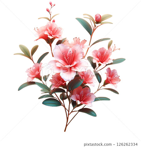 The soft presence of azaleas 126262334