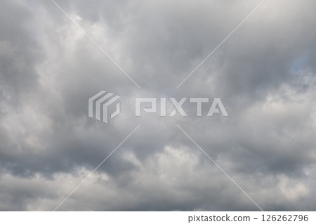 [自然與景觀素材] 雲朵，陰天，雨雲 126262796
