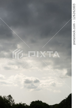 [自然與景觀素材] 雲朵，陰天，雨雲 126262803