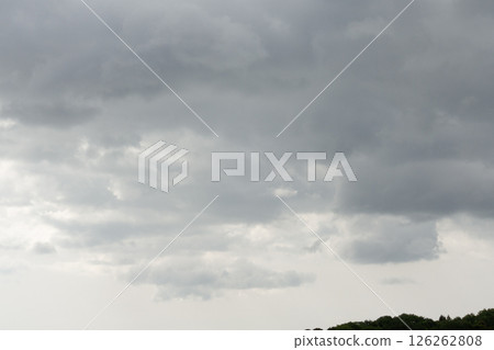 [自然與景觀素材] 雲朵，陰天，雨雲 126262808
