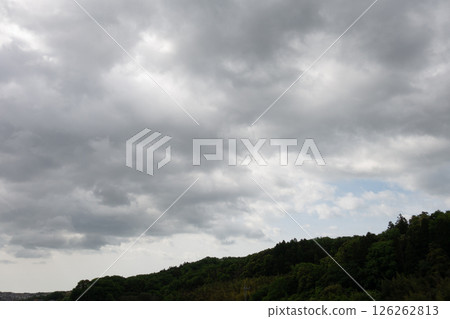 [Nature and landscape materials] Clouds, cloudy sky, rain clouds 126262813