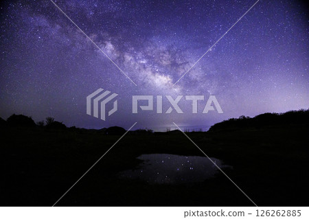 《Kajigamori Campsite, Kochi Prefecture》 The Milky Way and starry sky from Kajigamori Campsite 126262885