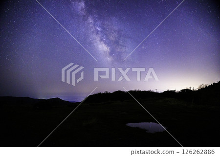 《Kajigamori Campsite, Kochi Prefecture》 The Milky Way and starry sky from Kajigamori Campsite 126262886