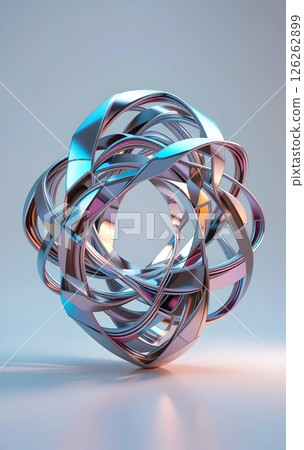 Abstract Chrome Rings 126262899