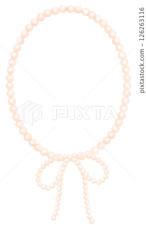 White Pearl Frame Oval Shape with ribbon bow watercolor White Pearl Frame Oval Shape with ribbon bow watercolor 126263116