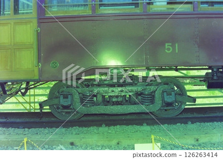 修復後的京濱急行列車「De51」的轉向架，Brill 27-MCB-2型，1978年6月18日，久里濱工廠 126263414