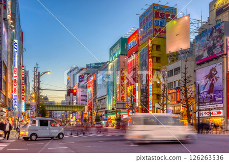 Akihabara night view, Tokyo 126263536