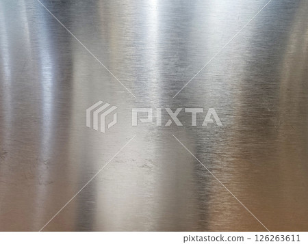 Close Up of Brushed Aluminum Surface. 126263611