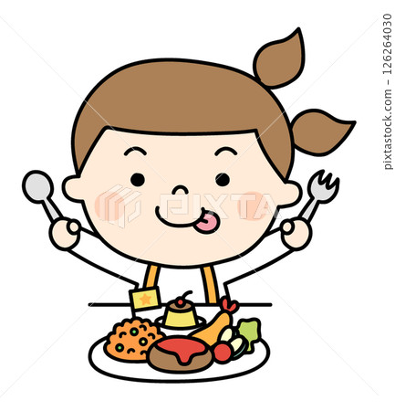 A girl who eats 126264030