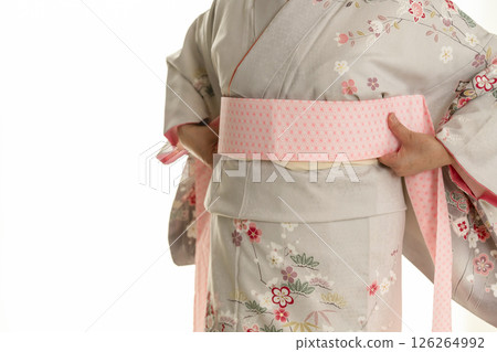 日本服裝，穿和服的步驟 穿和服 126264992