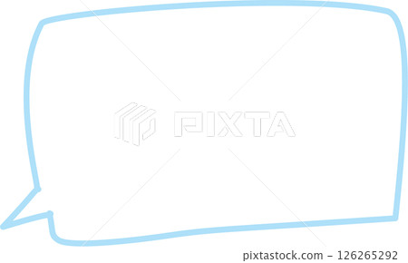 Pastel colored hand-drawn style speech bubble (transparent background) Pastel colored hand-drawn style speech bubble (transparent background) 126265292