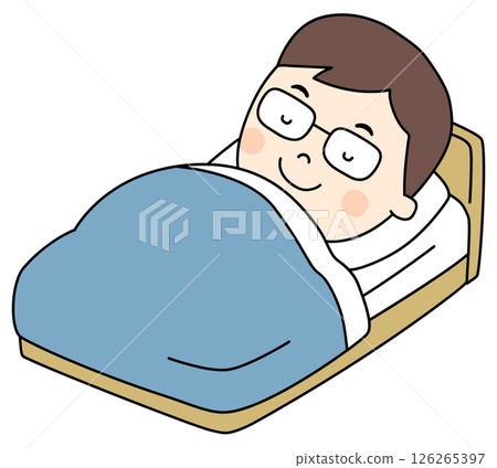 A man sleeping A man sleeping 126265397