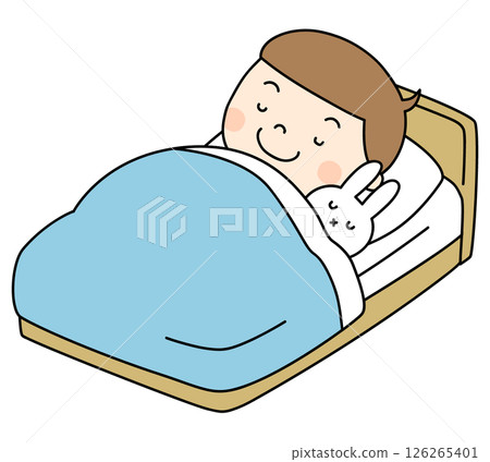 A boy sleeping 126265401