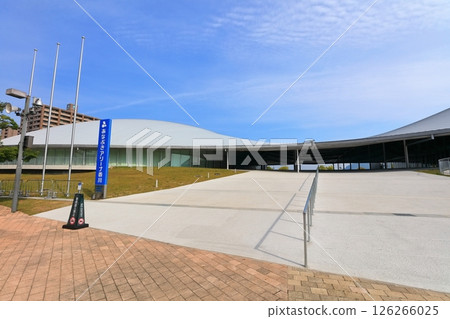 [Kagawa Prefecture] New Kagawa Prefectural Gymnasium (Anabuki Arena Kagawa) newly built at Sunport Takamatsu 126266025