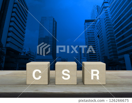 Corporate Social Responsibility concept 126266675