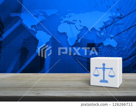 Business legal service concept,  Elements of this image furnished by NASA 126266711