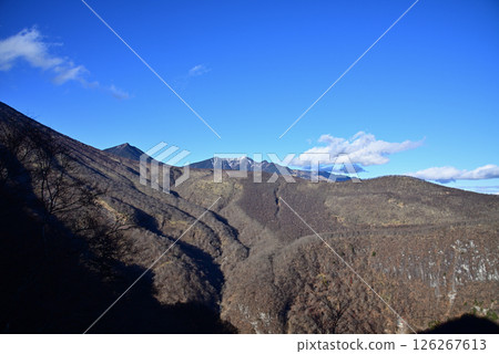 The mountains of Oku-Nikko: Mt. Omanako, Mt. Taishaku, Mt. Nyoho 126267613