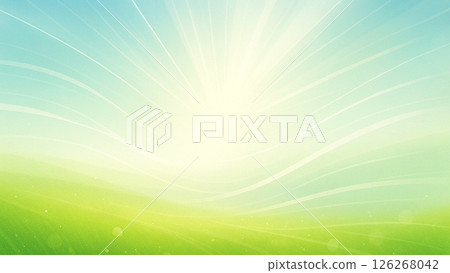 Radiating composition of a grassland with spring breezes and light Radiating composition of a grassland with spring breezes and light 126268042