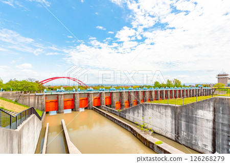 大川津引水公園內保存的舊洗水堰 126268279