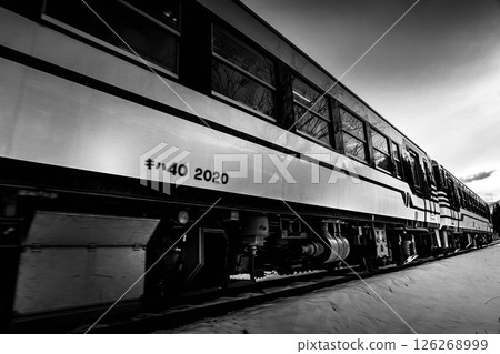 Monochrome World - Kiha 40 Series Trains Running on the Tadami Line 126268999