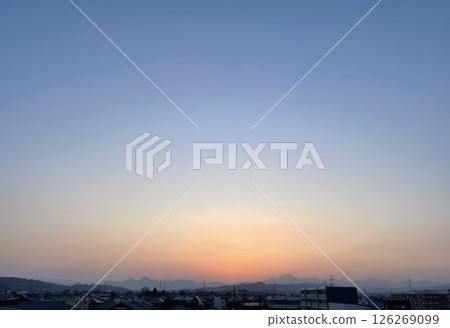 Sunset over the mountains Sunset over the mountains 126269099