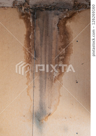 Damage ceiling from water pipelines leakage. Housing problem concept Damage ceiling from water pipelines leakage. Housing problem concept 126269160
