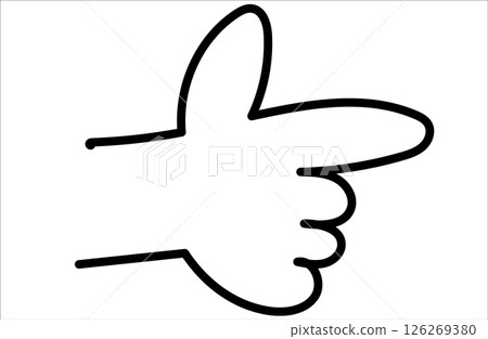 Hand illustration vector Hand illustration vector 126269380