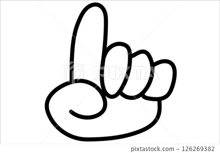 Hand illustration vector Hand illustration vector 126269382