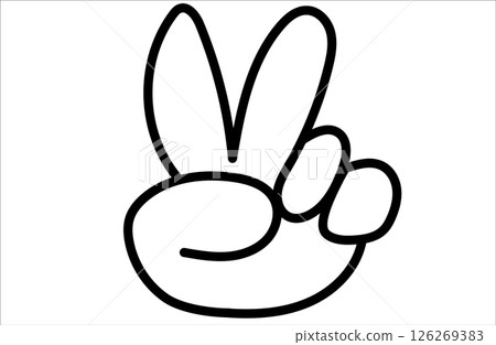 Hand illustration vector 126269383