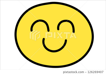 笑臉圖示向量 126269407
