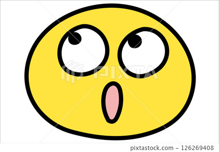 驚訝的臉圖示向量 126269408