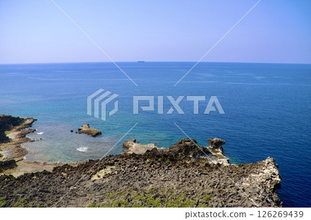 View from the lighthouse at Cape Zanpa (Yomitan Village, Okinawa Prefecture) 126269439