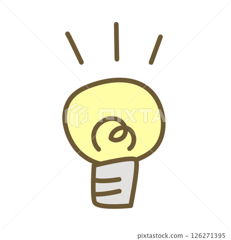 Inspiration light bulb symbol 126271395