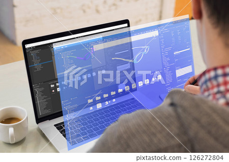 Game development, program development environment, VR device, image material 126272804