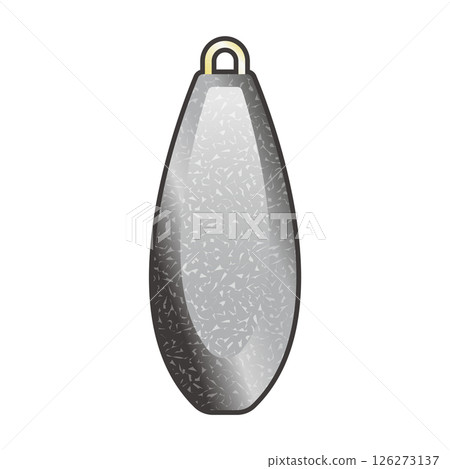 六角形重量釣具插圖素材 126273137