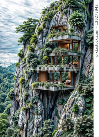 indian temple in jungle 126275948