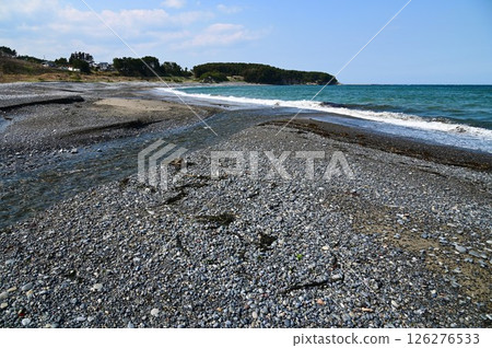The sea of Hirono Town The sea of Hirono Town 126276533