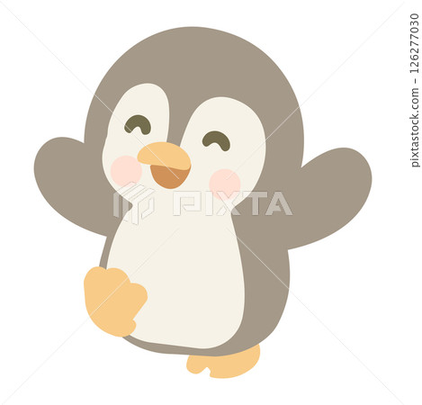Illustration of a Happy Penguin Illustration of a Happy Penguin 126277030