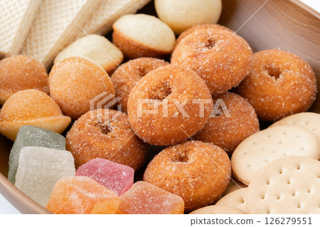 Assortment of delicious sweet treats Assortment of delicious sweet treats 126279551