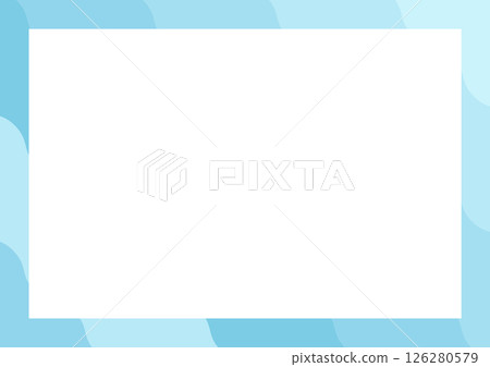 夏季配色方案中的簡單框架 夏季配色方案中的簡單框架 126280579