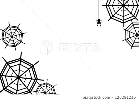 一隻蜘蛛掛在一隻黑色的蜘蛛網裡 一隻蜘蛛掛在一隻黑色的蜘蛛網裡 126281230