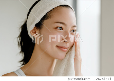 皮膚美麗的女人 皮膚美麗的女人 126281471