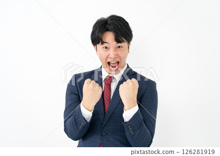 年輕商人膽量構成 126281919