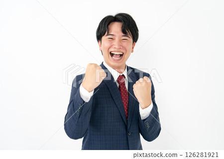 年輕商人膽量構成 126281921