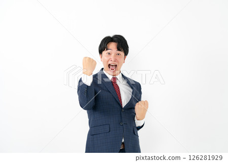 年輕商人膽量構成 126281929