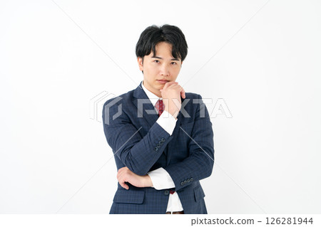 Businessman plotting Businessman plotting 126281944