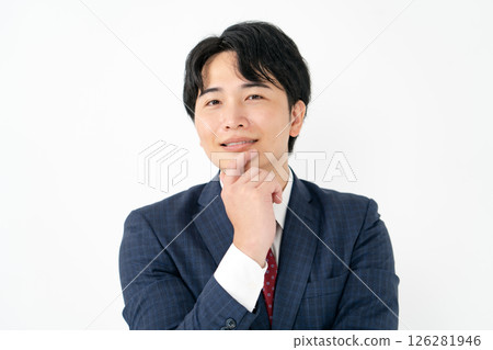 Businessman plotting Businessman plotting 126281946