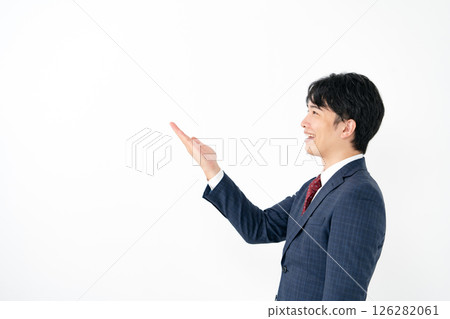 Businessman hand holding 126282061