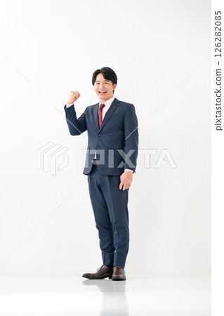 商人，全身，拳頭泵 126282085