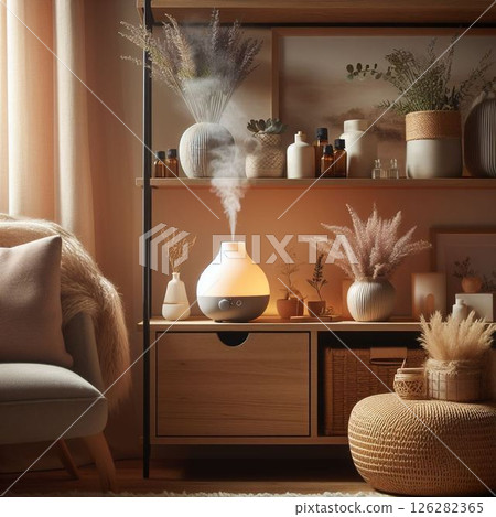 Aroma essential oil for humidifiers! Essential oil that spreads the scent of lavender throughout your living room 126282365